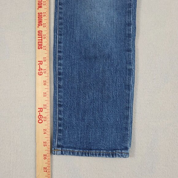 Madewell Jeans Womens 26 Blue Denim High Rise The Perfect Vintage Crop Jean - Picture 5 of 13